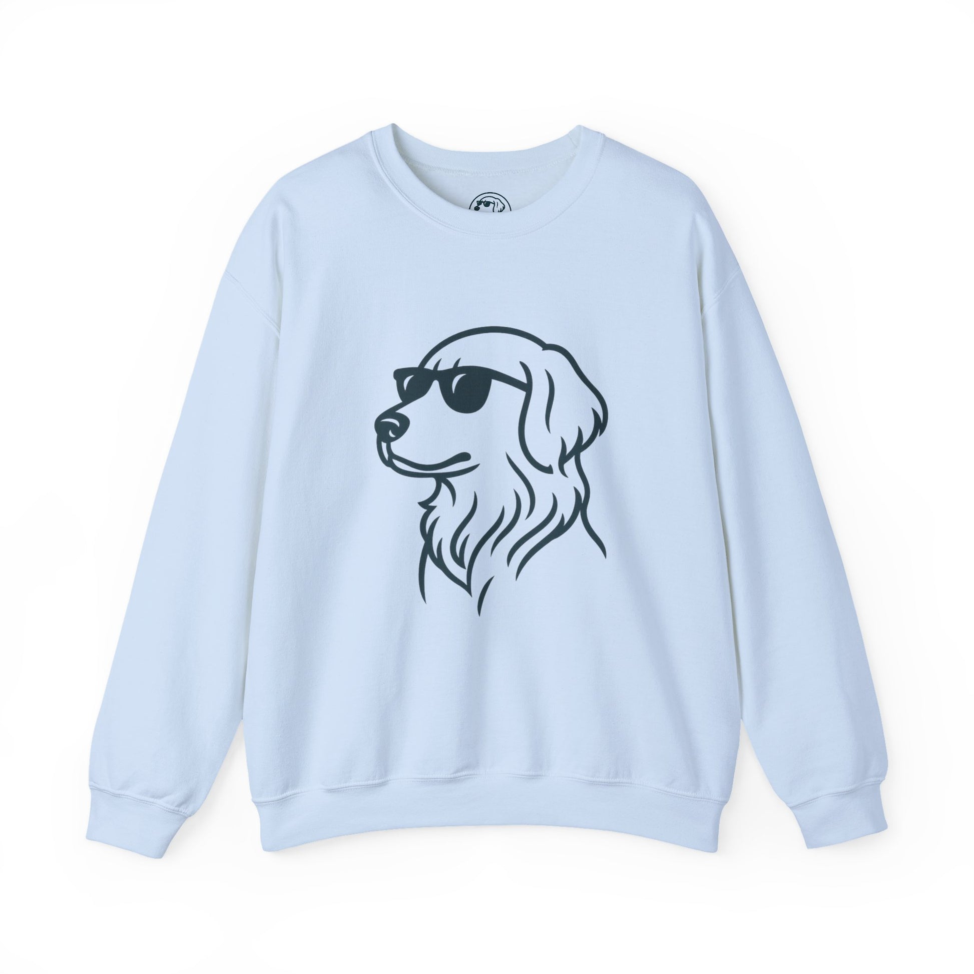 Dog with glasses cool logo Sweatshirt