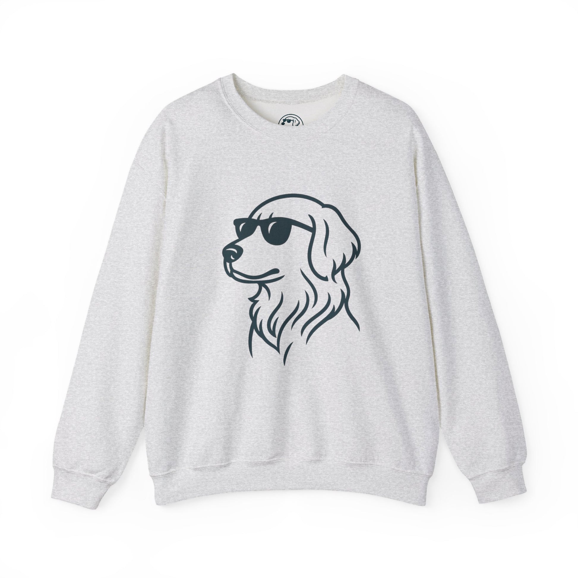 Dog with glasses cool logo Sweatshirt