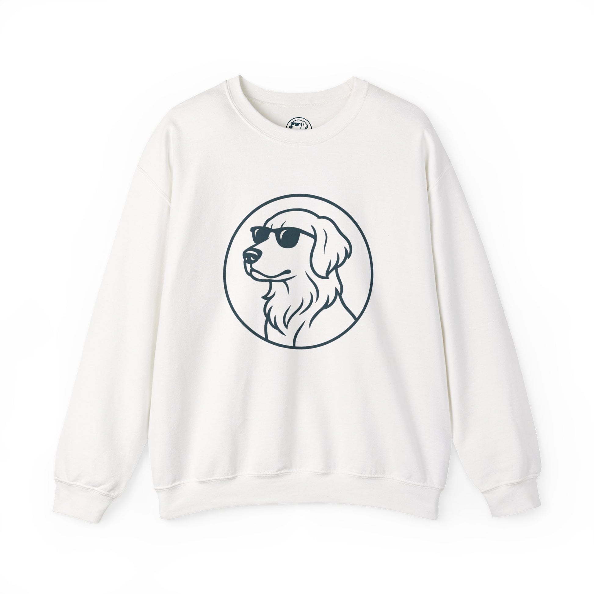 Dog with glasses cool Sweatshirt