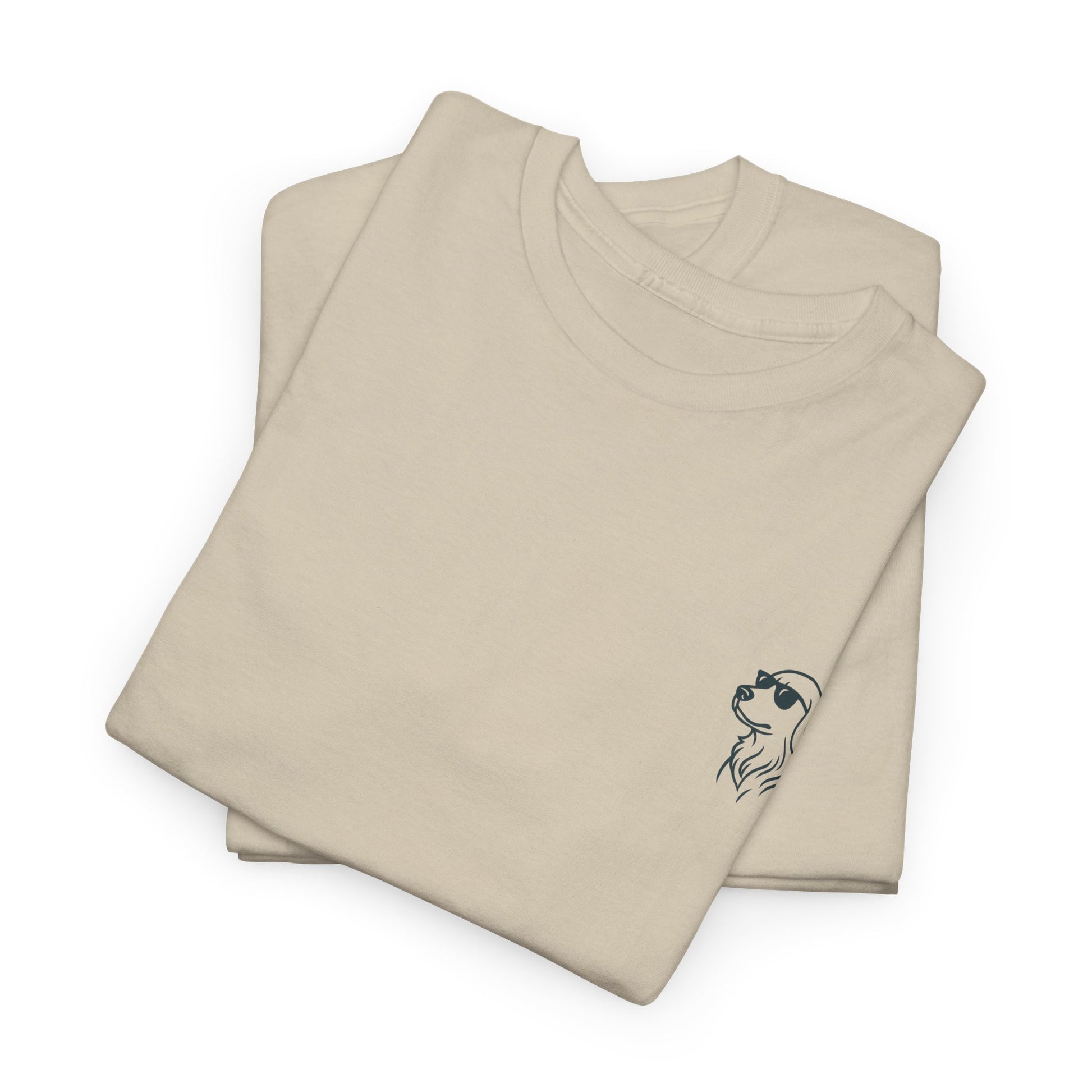 Dog with sunglasses logo cool T-Shirt