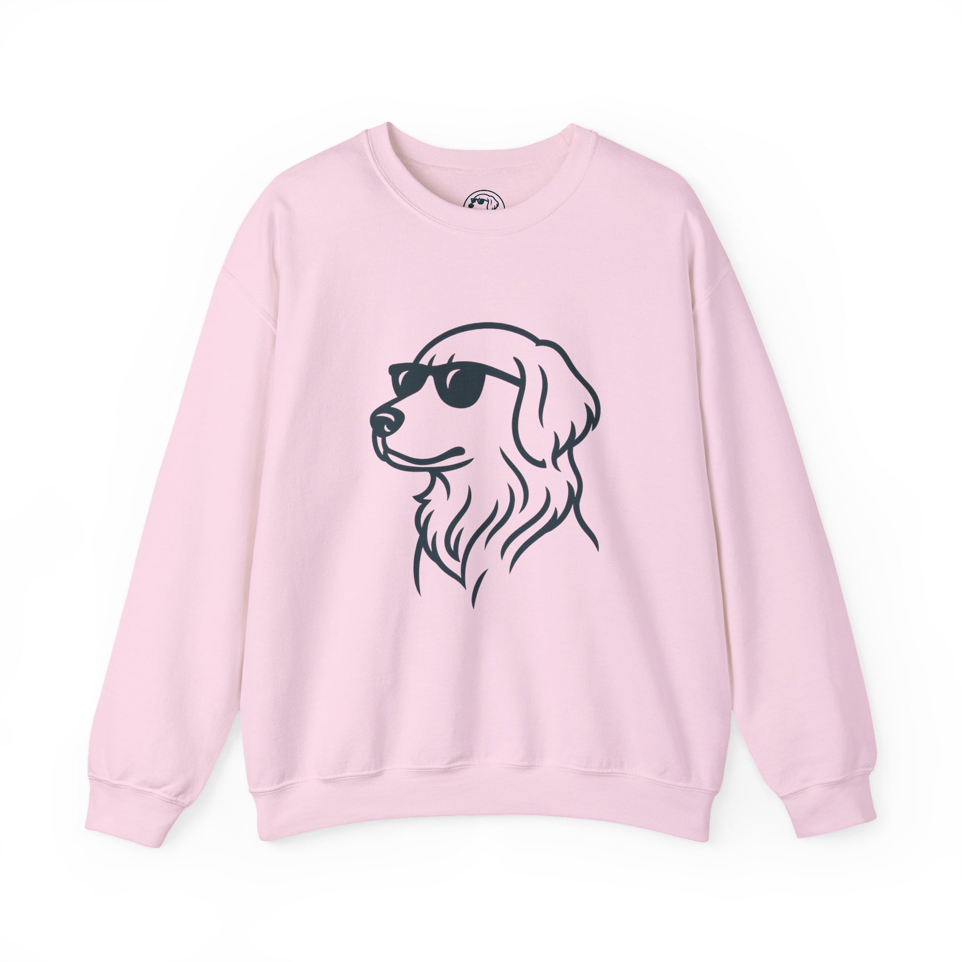 Dog with glasses cool logo Sweatshirt