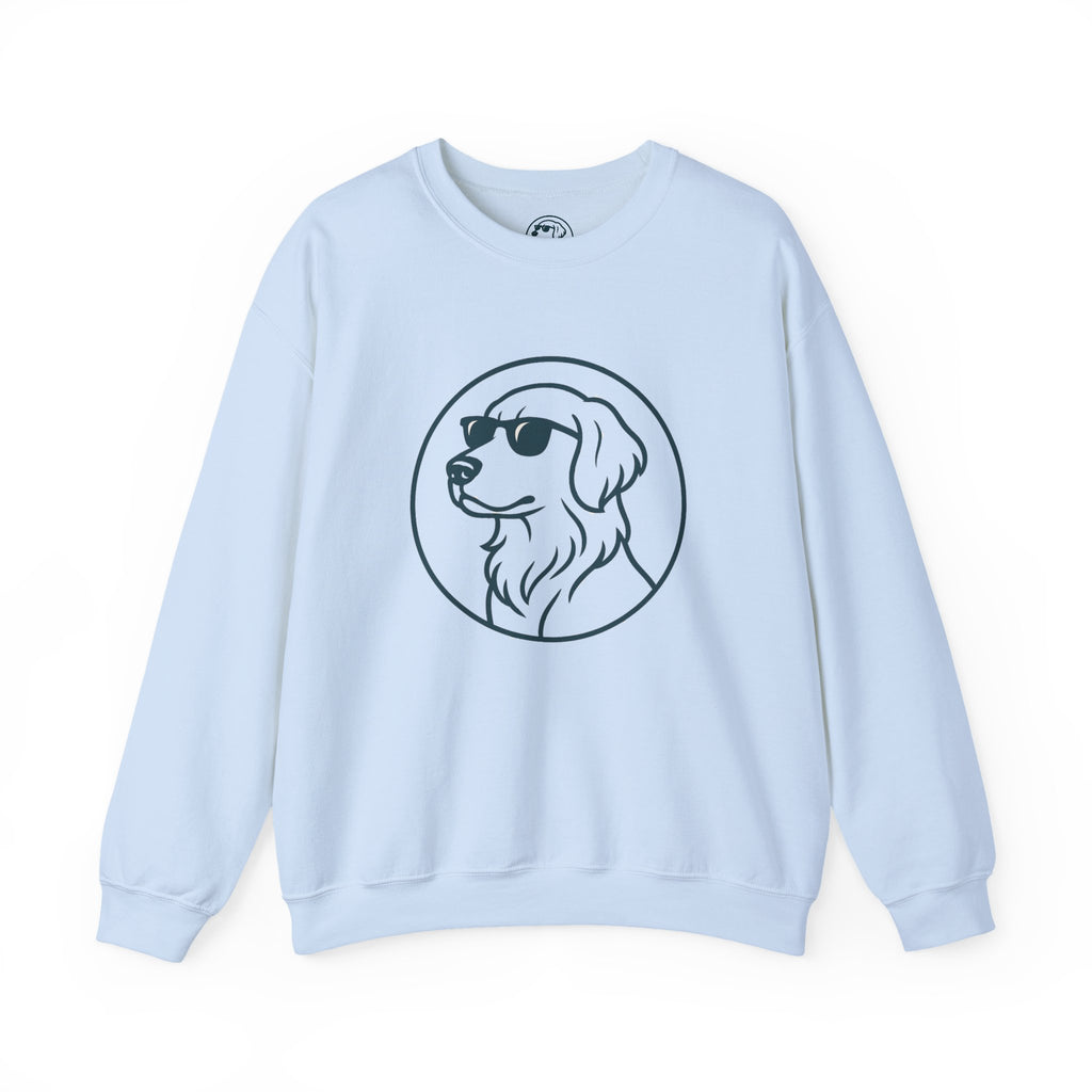 Dog with glasses cool Sweatshirt