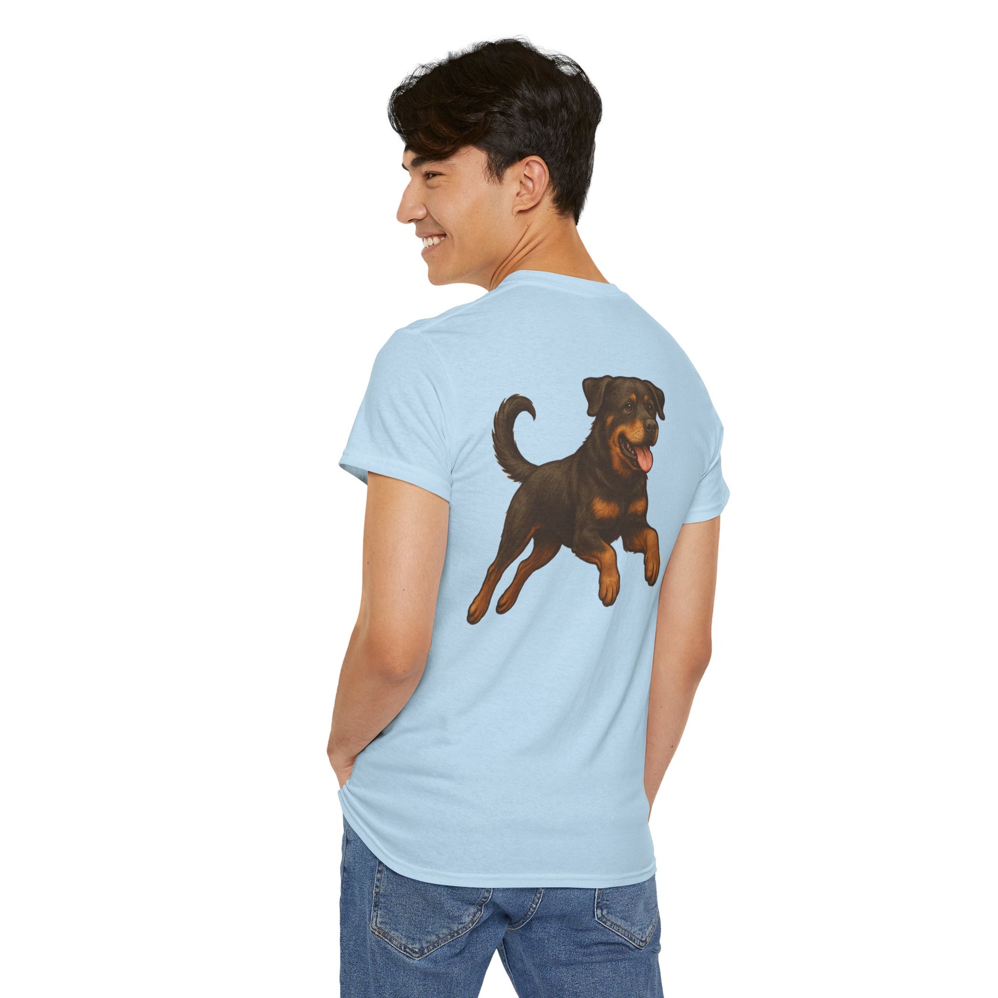 Rottweiler jumping T-Shirt