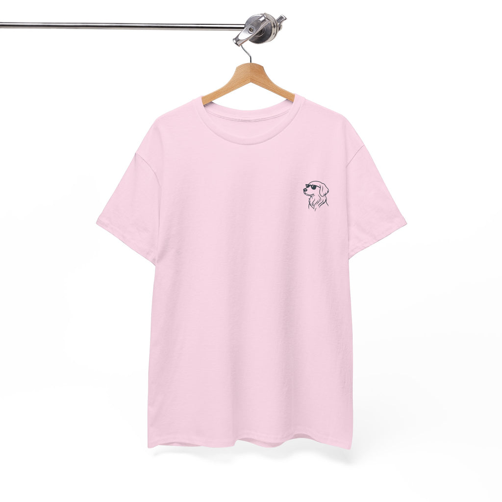 Dog with sunglasses logo cool T-Shirt