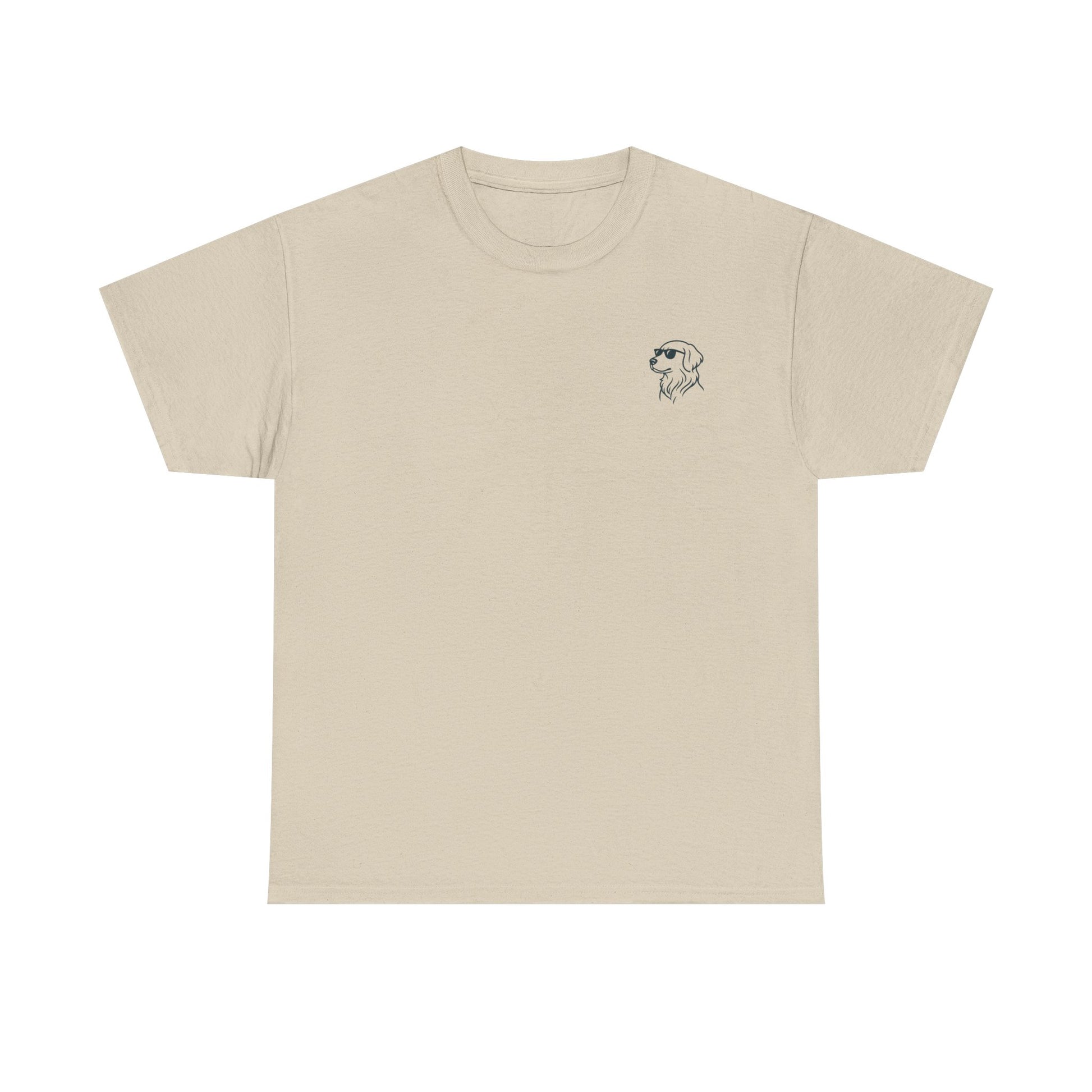 Dog with sunglasses logo cool T-Shirt