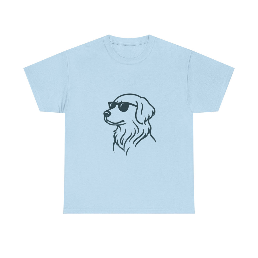 Dog with sunglasses logo cool T-Shirt