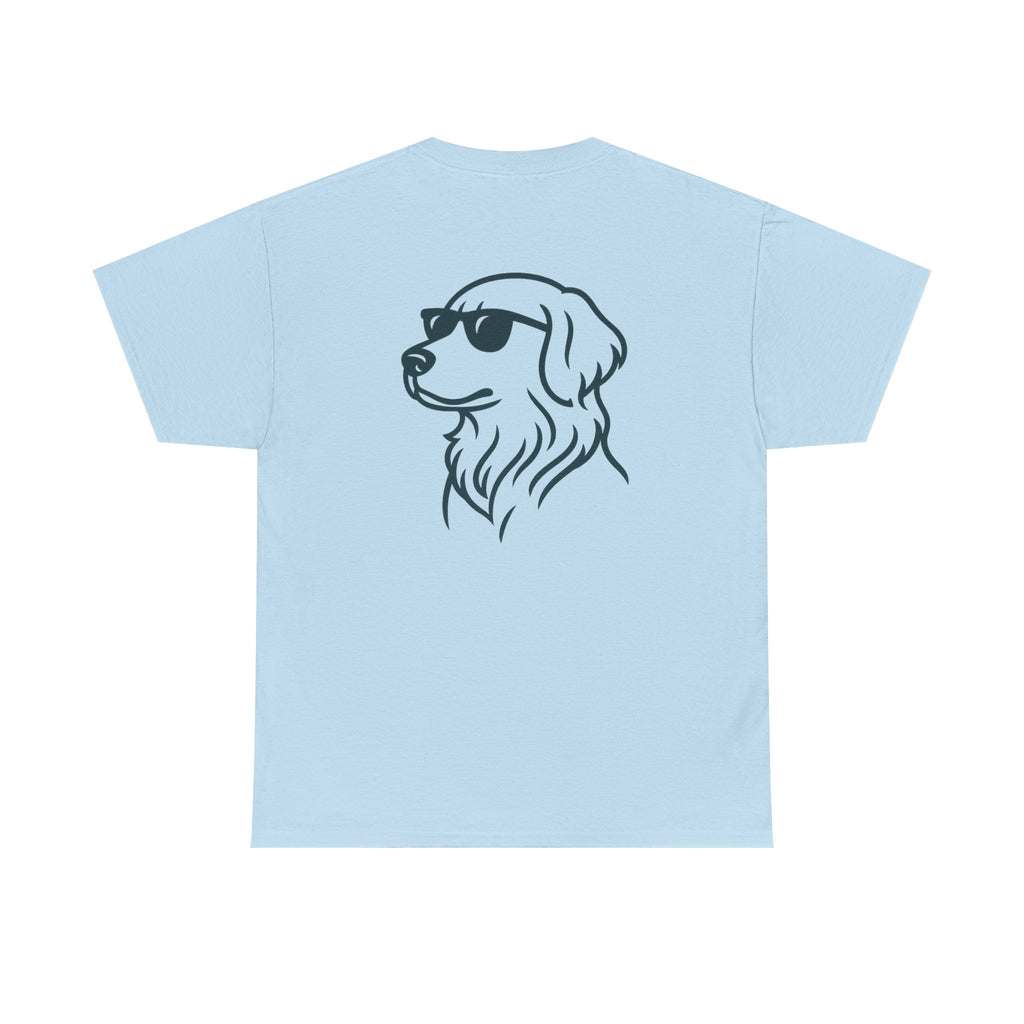 Dog with sunglasses logo cool T-Shirt