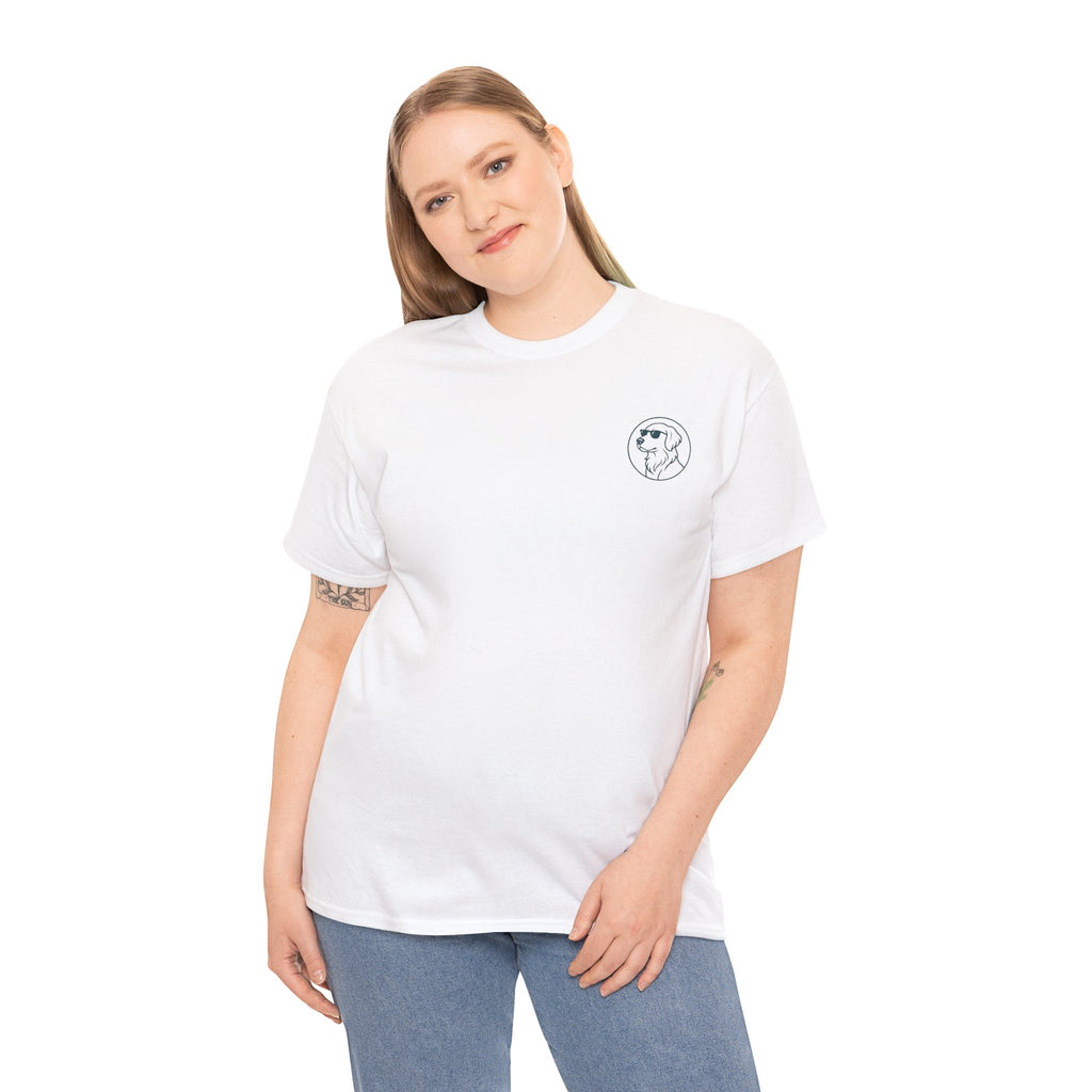 Dog with sunglasses logo T-Shirt