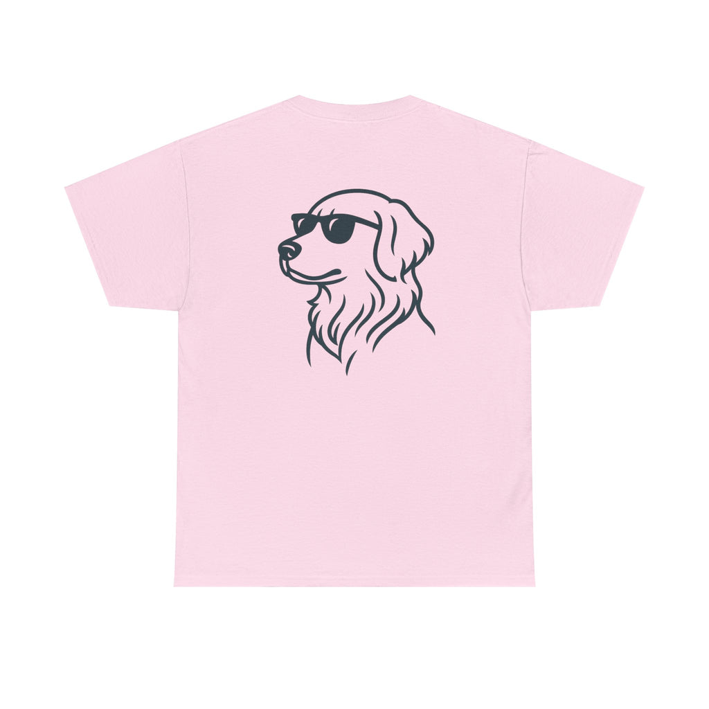 Dog with sunglasses logo cool T-Shirt
