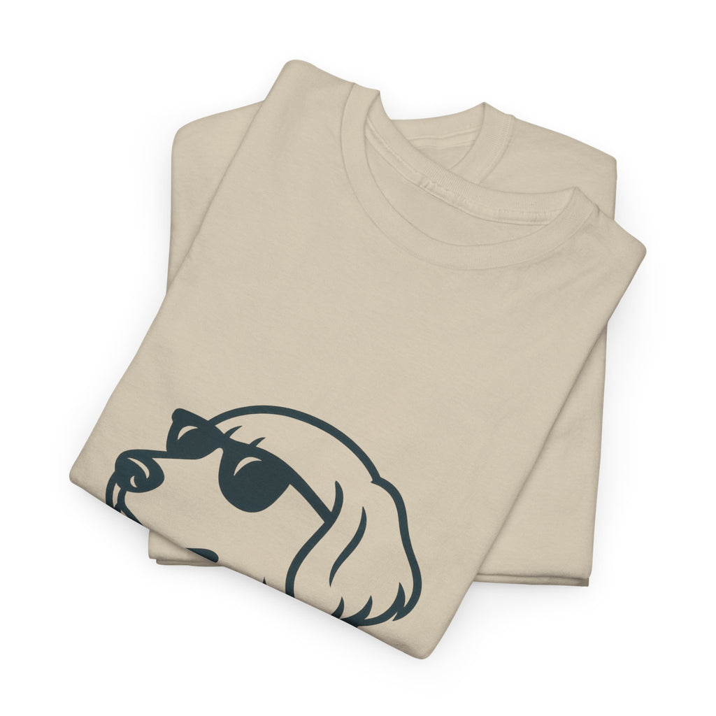 Dog with sunglasses logo cool T-Shirt