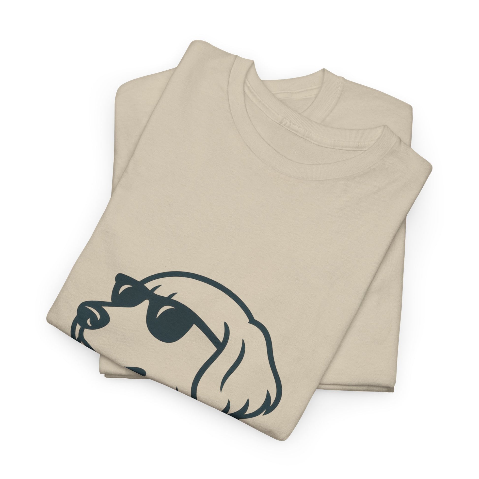 Dog with sunglasses logo cool T-Shirt