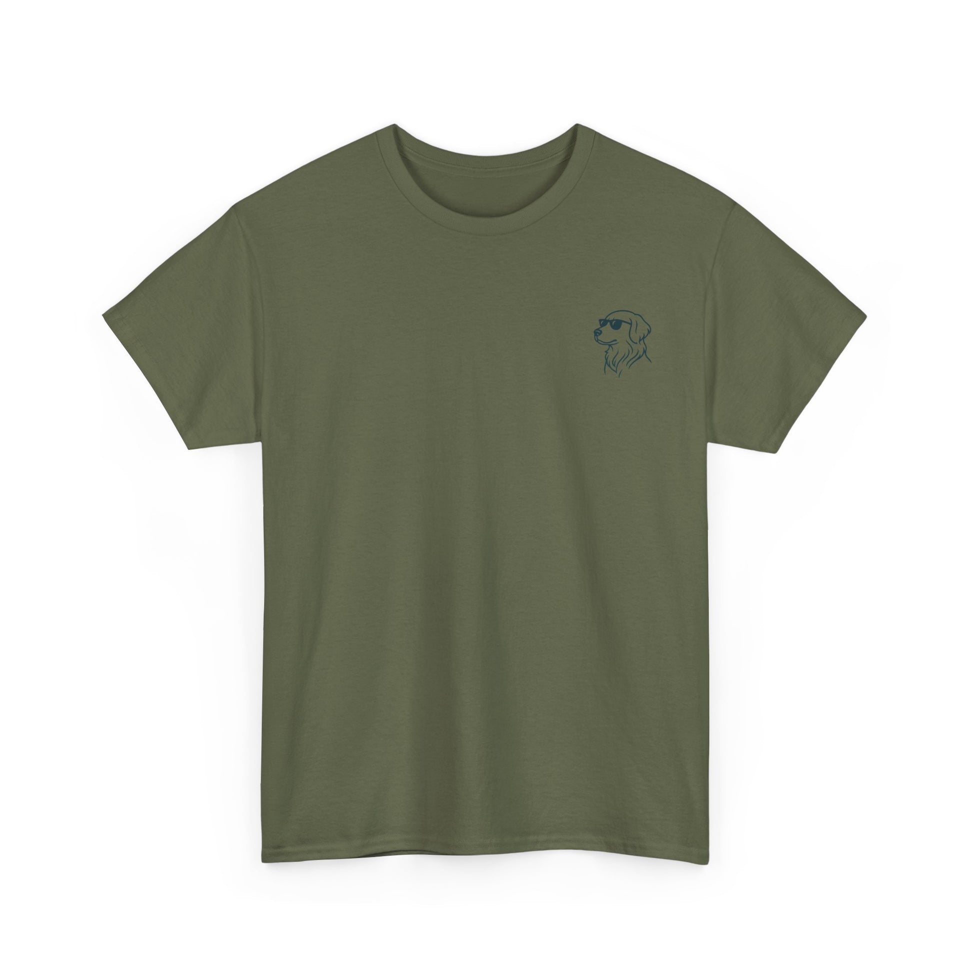 Dog with sunglasses logo cool T-Shirt