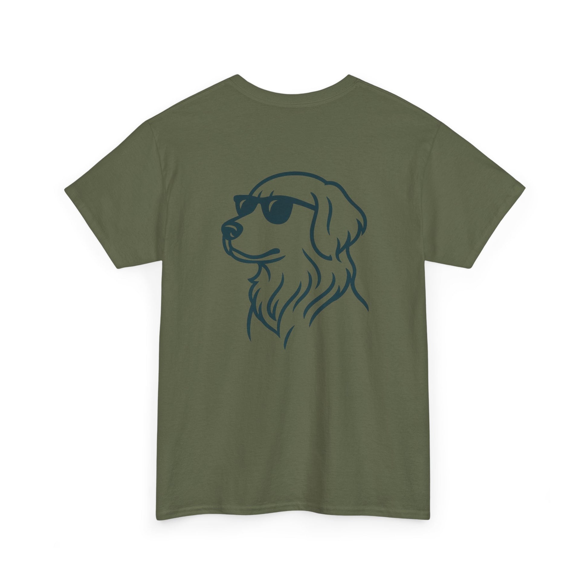 Dog with sunglasses logo cool T-Shirt