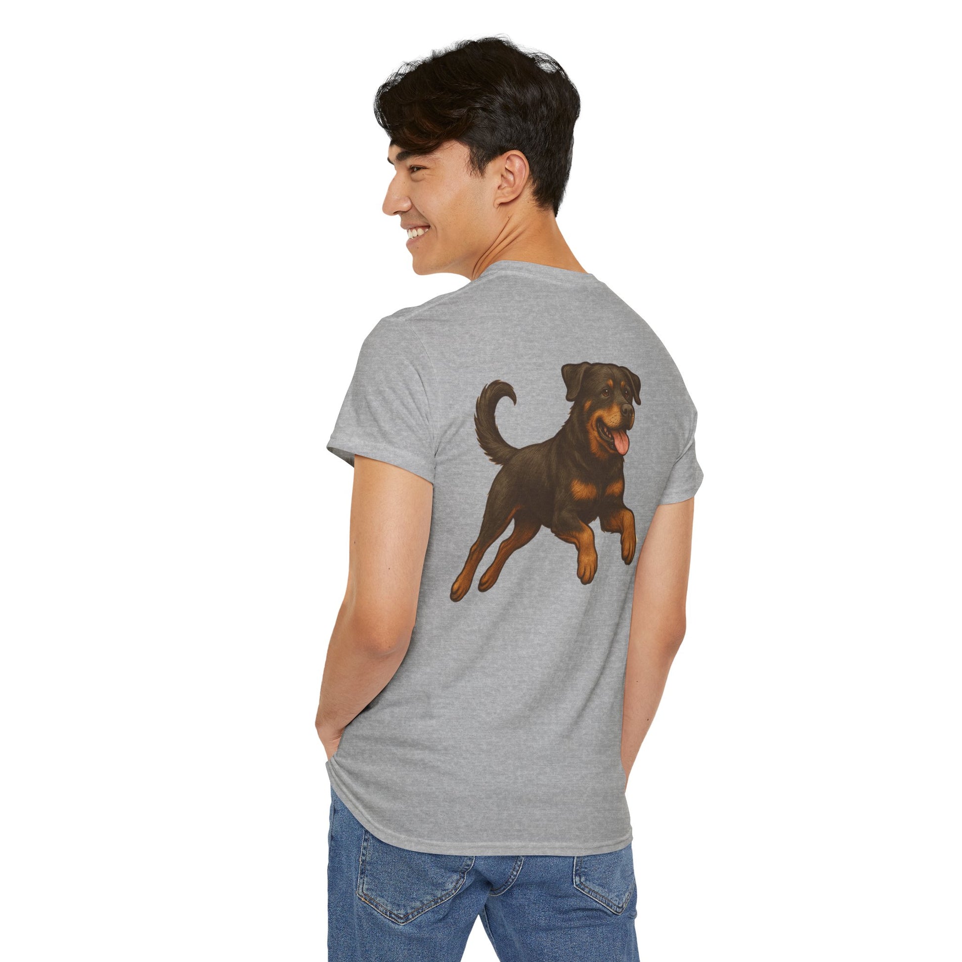 Rottweiler jumping T-Shirt