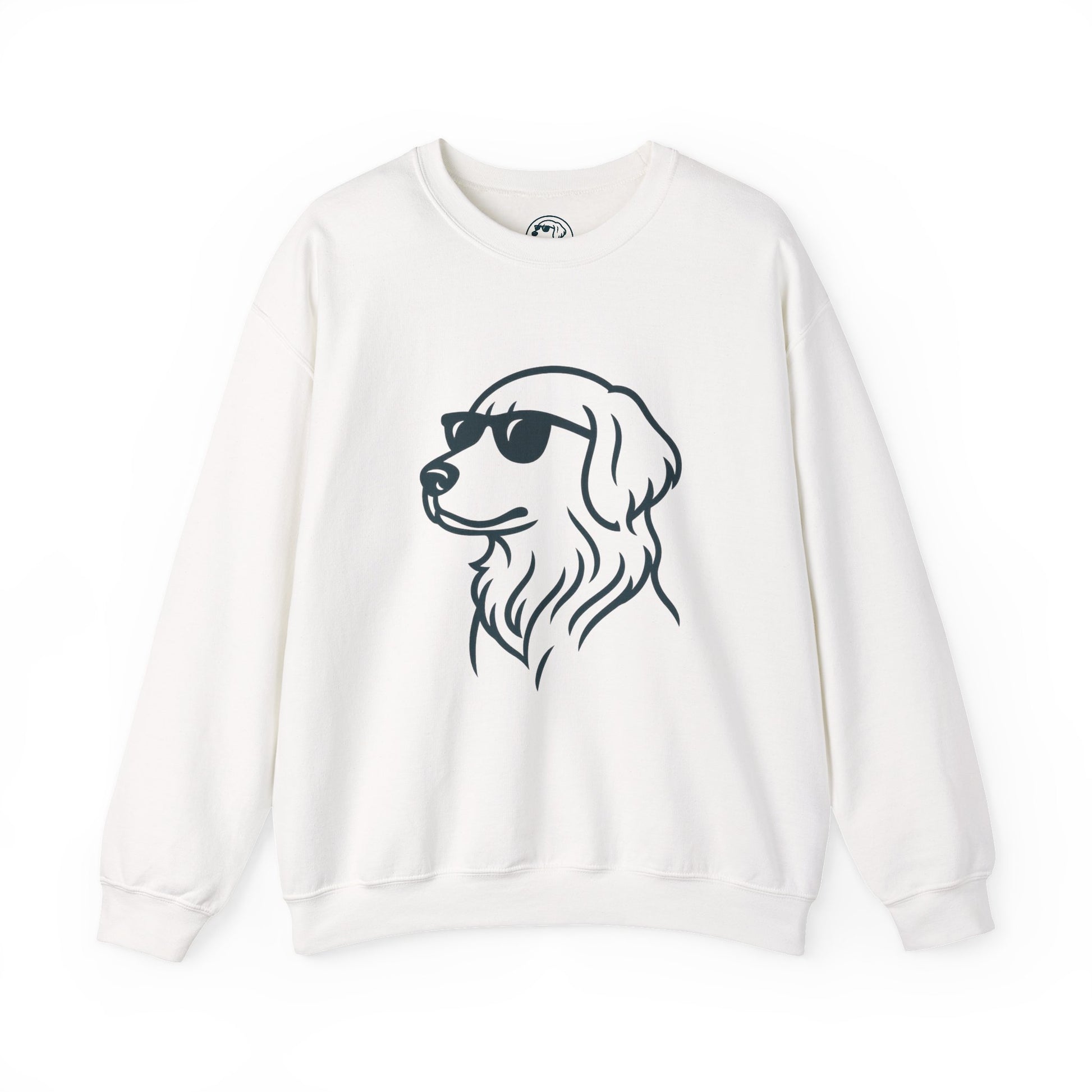 Dog with glasses cool logo Sweatshirt