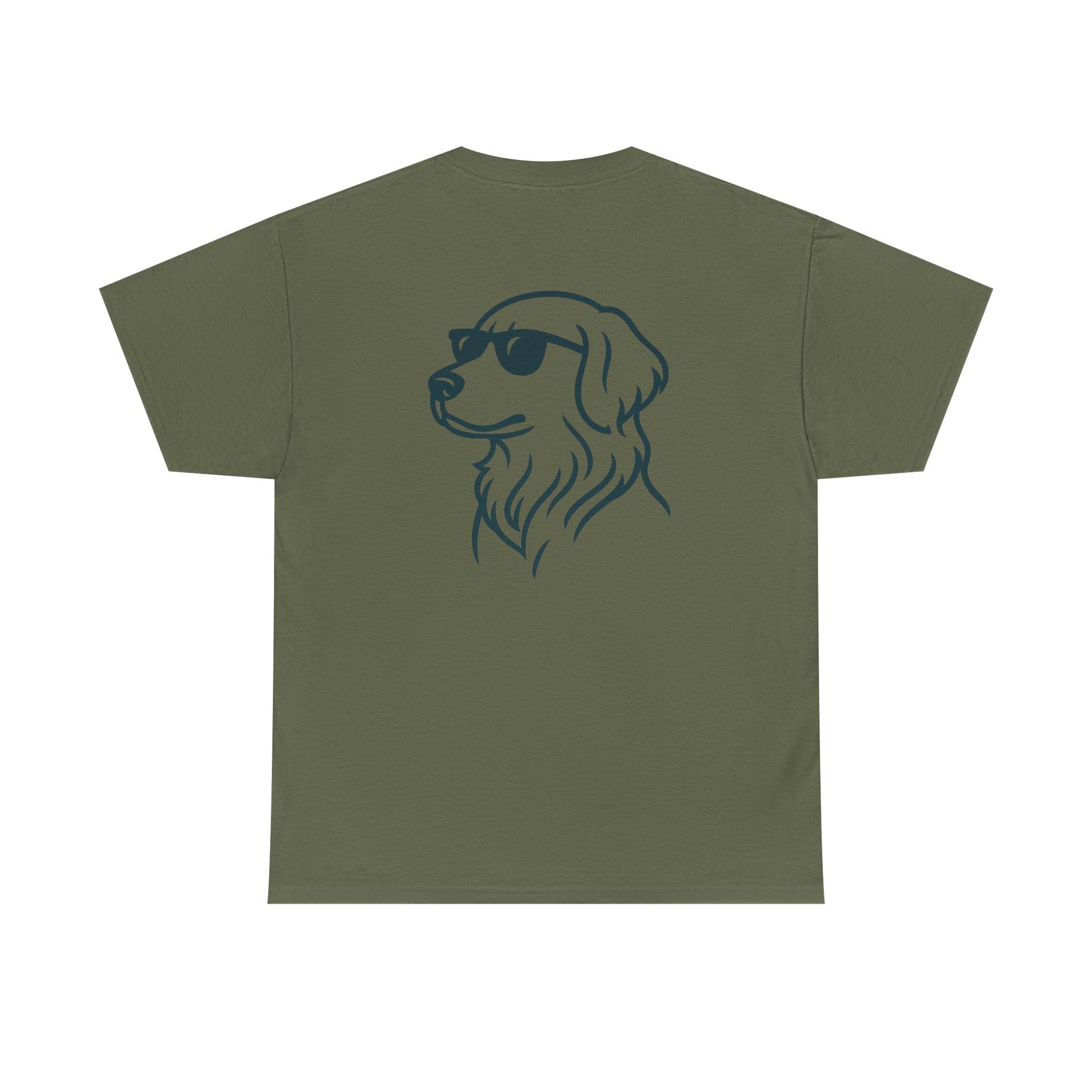 Dog with sunglasses logo cool T-Shirt