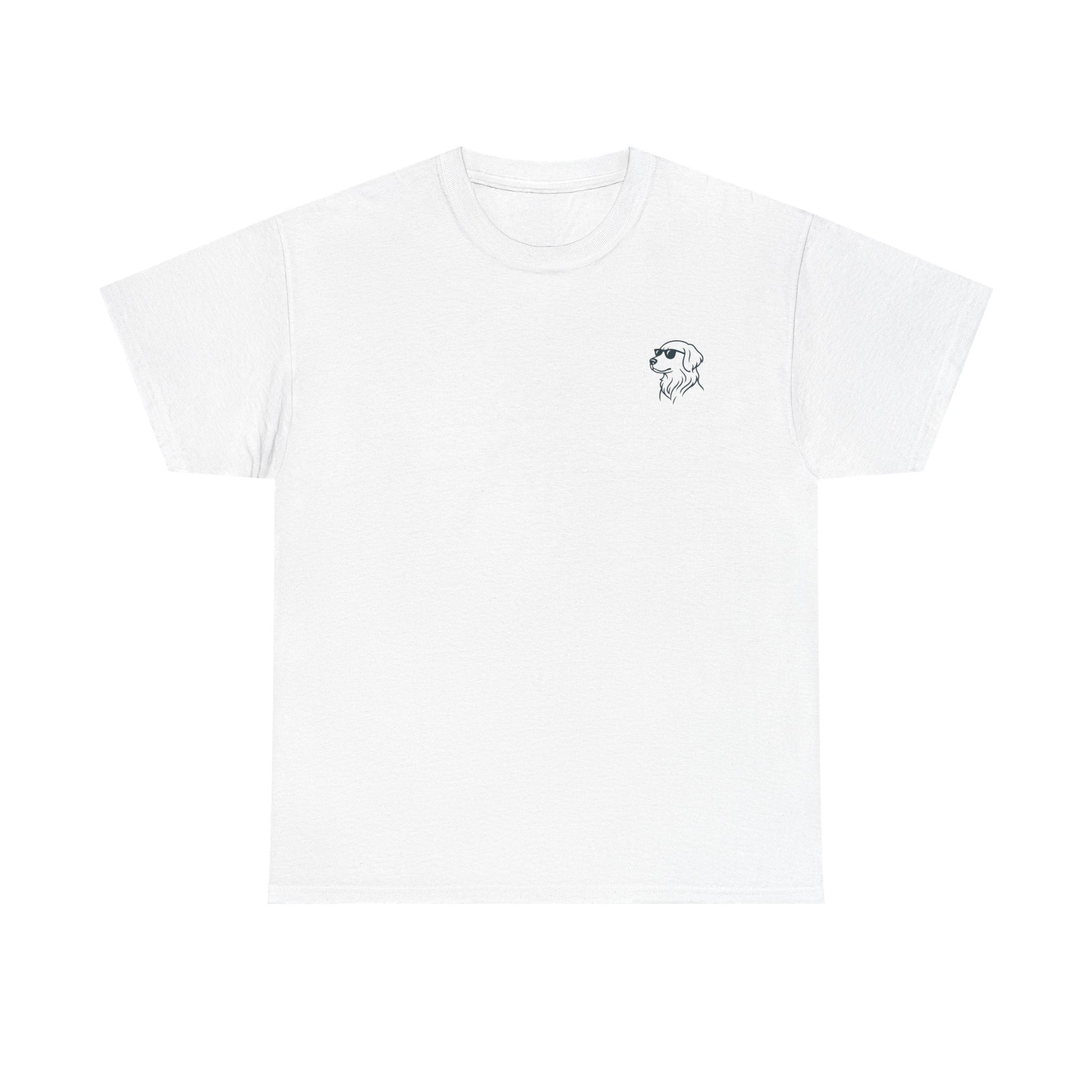 Dog with sunglasses logo cool T-Shirt