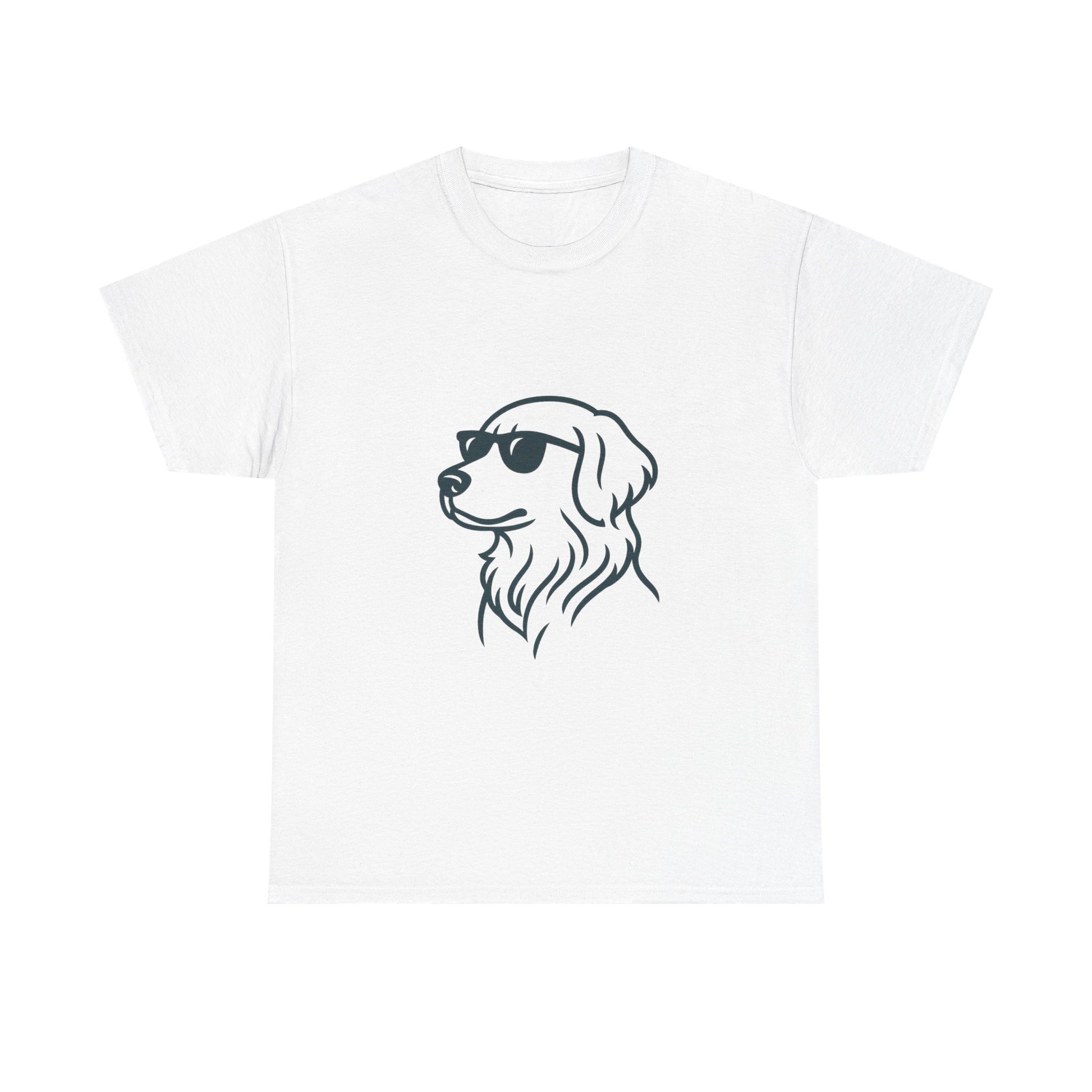 Dog with sunglasses logo cool T-Shirt