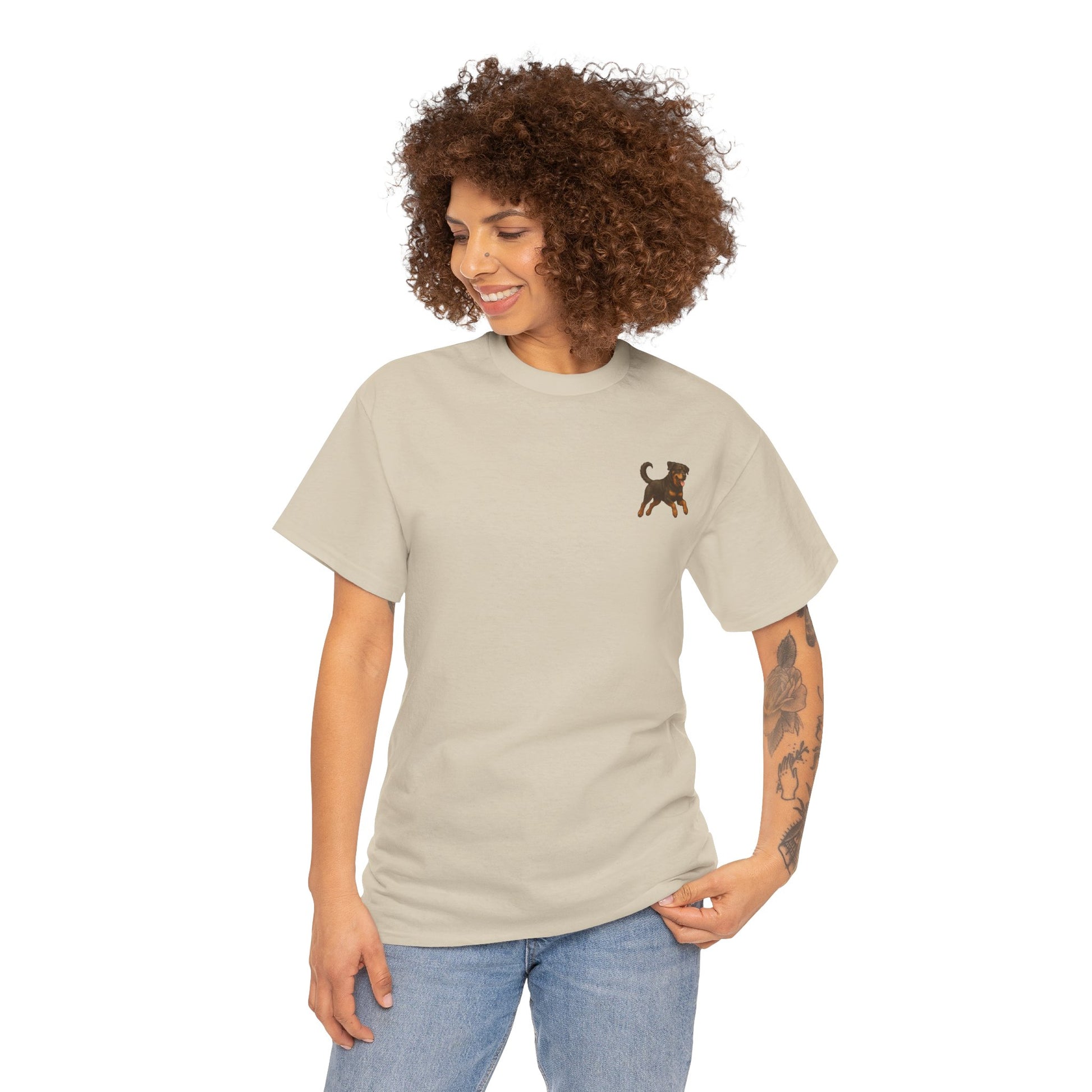 Rottweiler jumping T-Shirt