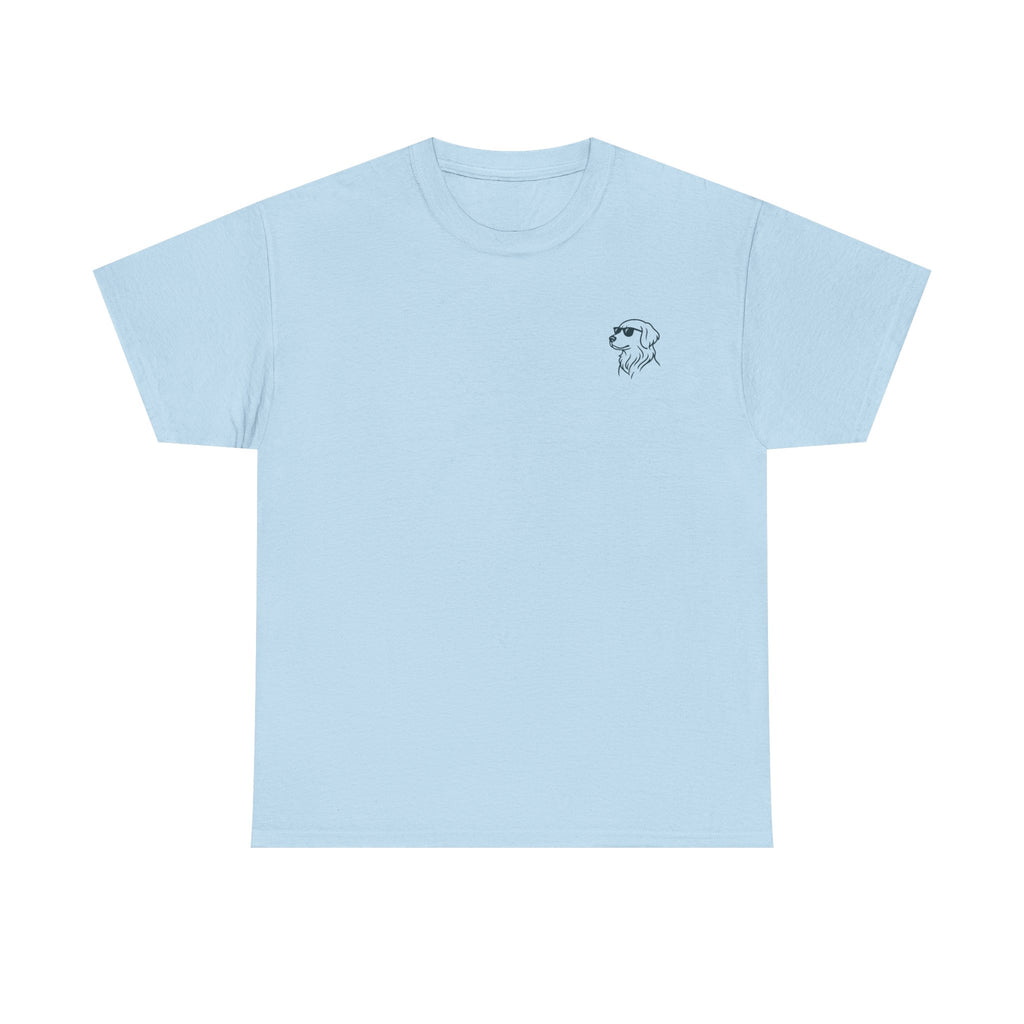 Dog with sunglasses logo cool T-Shirt